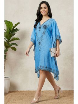 First Resort by Ramola Bachchan - Pearl Kaftan Dress