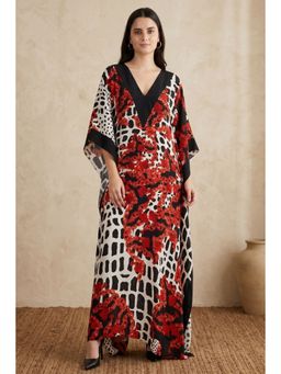 First Resort by Ramola Bachchan - Multi Colour Kaftan