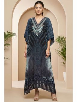 First Resort by Ramola Bachchan - Multi Colour Kaftan
