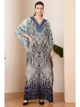 First Resort by Ramola Bachchan - Multi Colour Kaftan