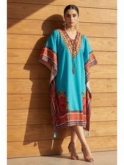 First Resort by Ramola Bachchan - Multi Colour Kaftan