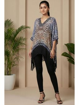 First Resort by Ramola Bachchan - Multi Colour Kaftan