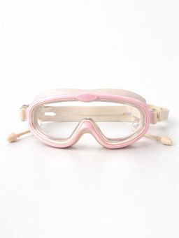 Little Surprise Box - Pink White 2 Border UV Protection Leakproof Design Swim Goggles