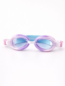 Little Surprise Box - Pink & White Bow Face, UV Protection Leakproof Design Swim Goggles