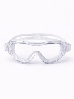 Little Surprise Box - White 3 dash Glass panel styled UV Protection leakproof design Swim Goggles