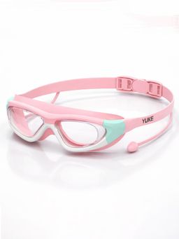 Little Surprise Box - Pink Mint white border, UV Protection Leakproof Design Swim Goggles