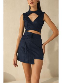 PRIMAL GRAY - Wrap Around Belt Deconstructed Skirt