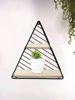 UMAI - Black Hanging Shelf Triangle