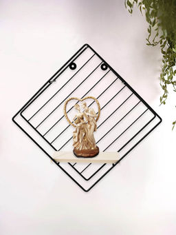 UMAI - Square Black Hanging Shelf