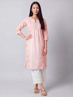 max - Women Pink Floral Printed Kurta