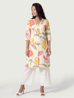 max - Women Multi-Color Floral Printed Kurta