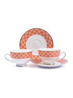 Dankotuwa - Angel Rope Tea Cup and Saucer Set 12 Pcs