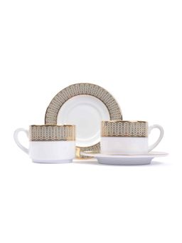 Dankotuwa - Jewel Cream Tea Cup and Saucer Set 12 Pcs