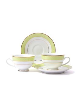 Dankotuwa - Princely Tea Cup and Saucer Set 12 Pcs