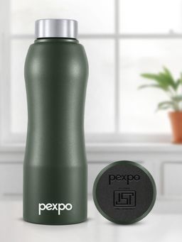 Pexpo - Bistro Military Green Stainless Steel Fridge Bottle - 750Ml
