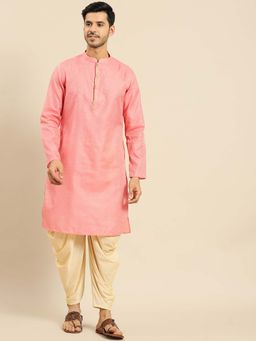 Amodh by Kisah - Men Pink Kurta