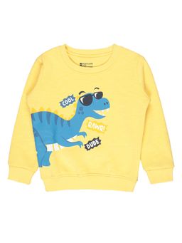 Bodycare - Boys Crew Neck Full Sleeves Sweatshirt-Lemon