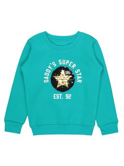 Bodycare - Boys Crew Neck Full Sleeves Sweatshirt-Green