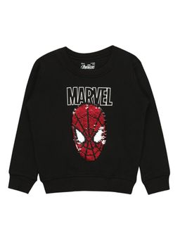 Bodycare - Boys Avengers Printed Sweatshirt-Black