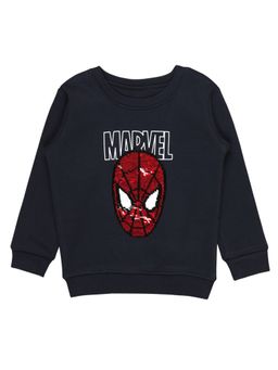 Bodycare - Boys Avengers Printed Sweatshirt-Navy
