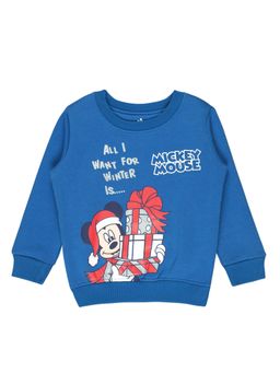 Bodycare - Boys Mickey & Friends Printed Sweatshirt-Royal Blue