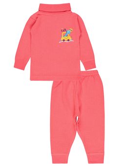 Bodycare - Baby Thermal Top & Bottom-Pink (Set of 2)