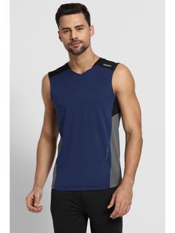 Van Heusen Innerwear - Men Swift Dry & High Stretch Engineered Vest - Navy
