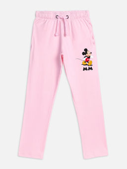 Kidsville - Mickey & Friends Printed Pink Pyjama for Girls
