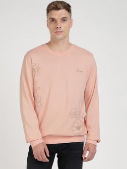 Guess - Peach Floral Sweatshirt