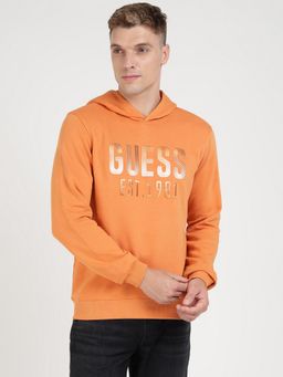 Guess - Orange Solid Hoodie
