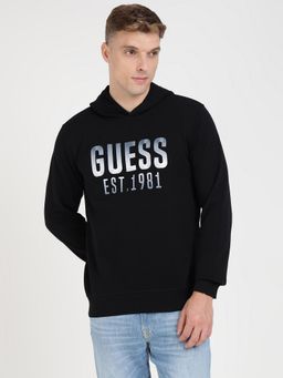 Guess - Black Solid Hoodie