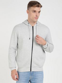 Guess - Grey Solid Hoodie