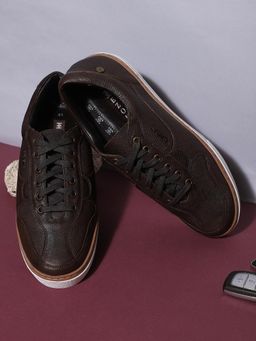 EZOK - 2193 Men Dark Brown Sneakers