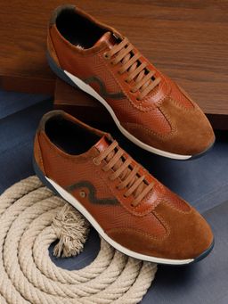 EZOK - 2407 Men Brown Sneakers