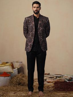 KALPRAAG - Kartikey Black Blazer with Shirt and Trouser