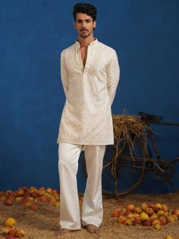 KALPRAAG - Arush Cream Short Kurta With Pant