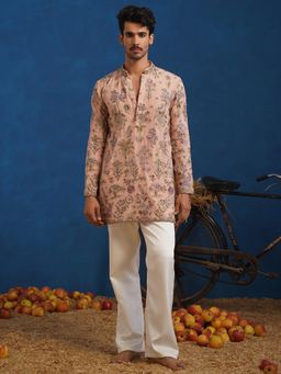 KALPRAAG - Rehaan Pink Short Kurta With Pant
