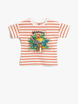 Koton - Boys Ecru T-shirt