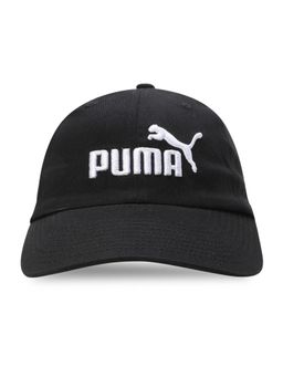 Puma - Unisex Black No.1 Logo Youth Baseball Cap (4-7 Years)