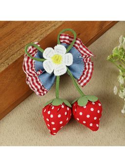 Asthetika Kids - Girls Multi-Color Bow Tassels Hair Clip (3-12 Years)