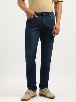 United Colors of Benetton - Mens Solid Slim Tapered Fit Jeans