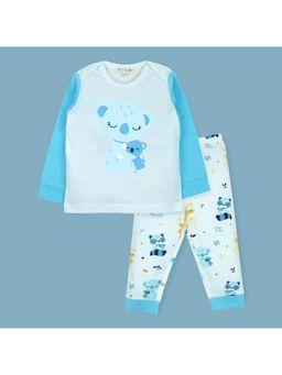 TIDY SLEEP - Boys Blue Mom & Me Jersey T-Shirt with Pyjama