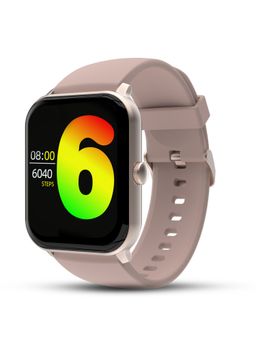 beatXP - Marv Neo 1.85 Inch (4.7 cm) HD Screen 240*280px One-Tap BT 5.1 Calling Smartwatch (Rose Gold Strap)