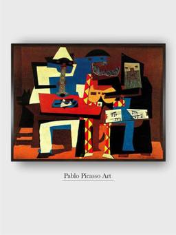 The Art House - Pablo Picasso Framed Multi-Color Wall Art Painting