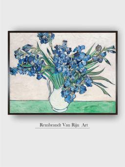 The Art House - Rembrandt Framed Multi-Color Wall Art Painting