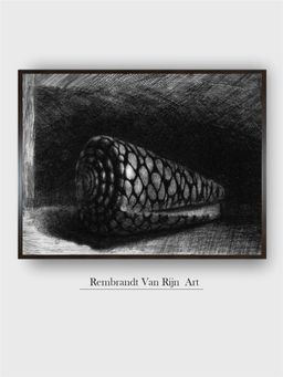 The Art House - Rembrandt Framed Multi-Color Wall Art Painting