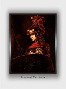 The Art House - Rembrandt Framed Multi-Color Wall Art Painting