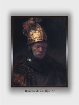 The Art House - Rembrandt Framed Multi-Color Wall Art Painting