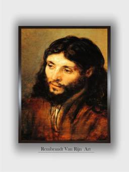 The Art House - Rembrandt Framed Multi-Color Wall Art Painting