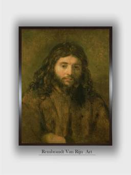 The Art House - Rembrandt Framed Multi-Color Wall Art Painting